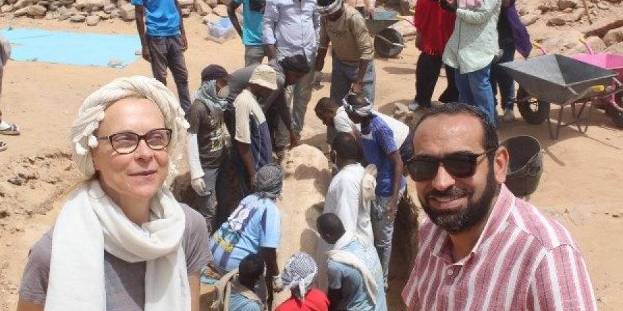كشف أثري جديد في منطقة الأغا خان غرب أسوان - اعرف كورة