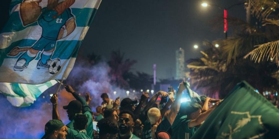 وصلة غناء وزخم جماهيري.. حفل الأهلي مُبهر في جدة  ـ اعرف كورة