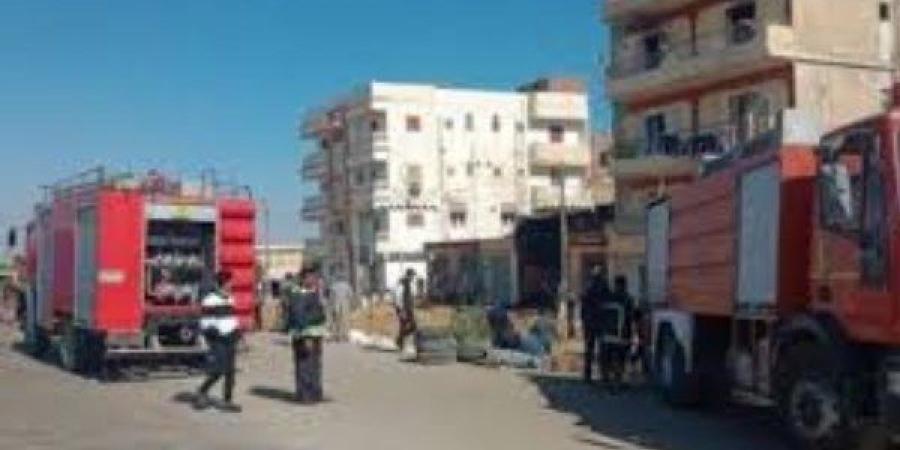 اندلاع حريق داخل منزل 3 طوابق في سوهاج - اعرف كورة