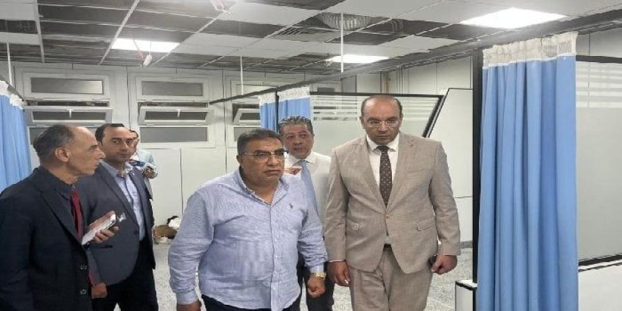 محافظ الدقهلية يطمئن على مصابي حريق قرية أبو زاهر بالمستشفى الدولي - اعرف كورة