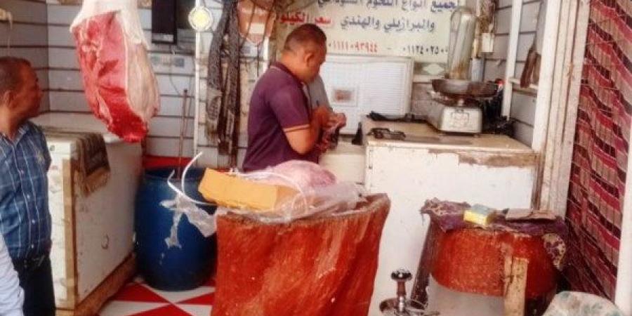 تحرير 19محضر مخالفة وإعدام للحوم ودواجن فاسدة بأسوان - اعرف كورة
