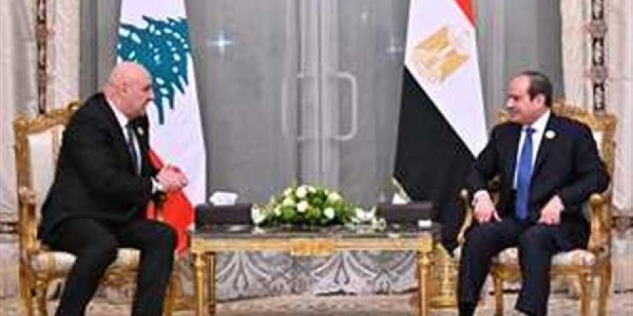 جوزيف عون: العلاقة بين مصر ولبنان تاريخية دولة وشعبا وتلعب دوراً قيادياً في المنطقة.. وأشكر الرئيس السيسي على دعمه خاصة في أزمتي  كورونا وانفجار مرفأ بيروت ـ اعرف كورة