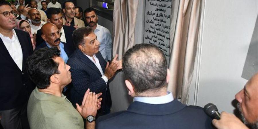 وزير الرياضة ومحافظ الدقهلية يفتتحان المرحلة الأولي من منشآت نادي المنصورة الجديد ـ اعرف كورة