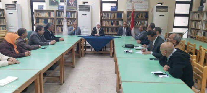 «تحليل نتائج الامتحانات واستعدادات الفصل الدراسي الثاني في إدارة تعليم بني سويف»