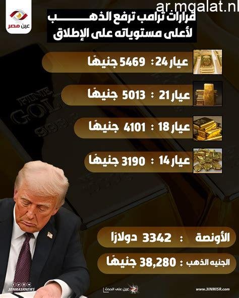 «تصاعد الأسعار نتيجة قرارات ترامب الجمركية: الأوقية تخطت 5,170 دولار»