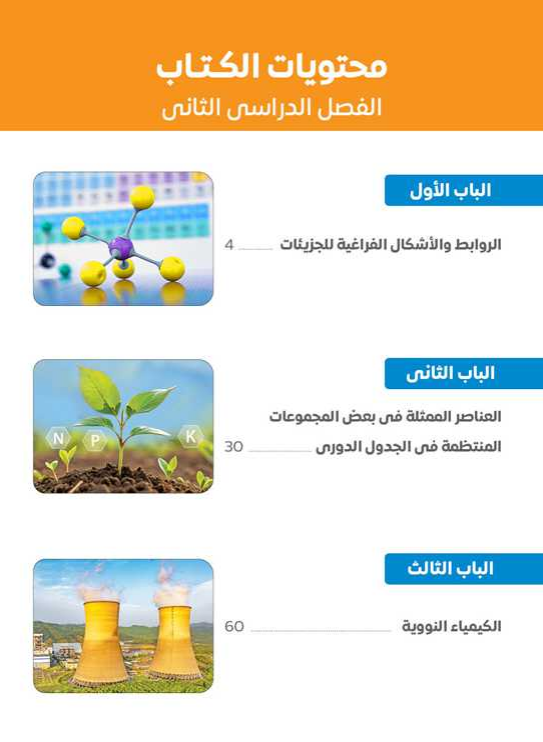 «خطوات جديدة في توزيع منهج الكيمياء للصف الثاني الثانوي 2026 للترم الثاني»