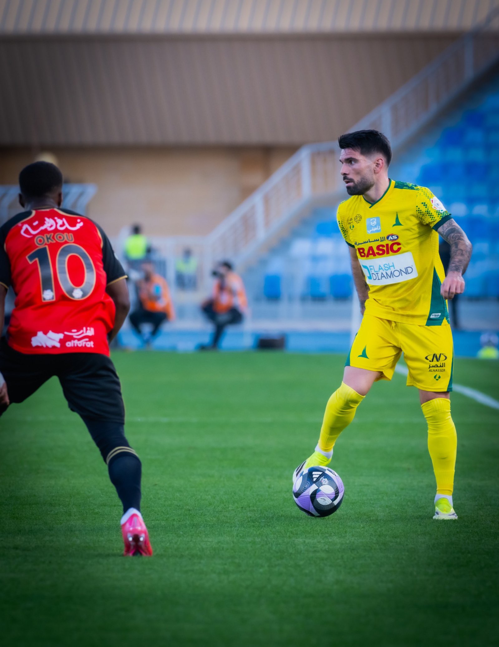 «مواجهة مثيرة تنتهي بالتعادل بين الرياض والخليج 1-1 في الجولة 22 من دوري روشن»