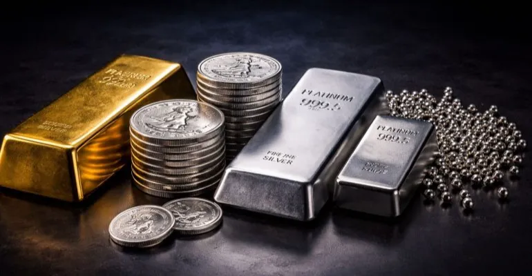 «هبوط حاد في أسعار الذهب والفضة مع ارتفاع الدولار وتراجع التوترات التجارية»